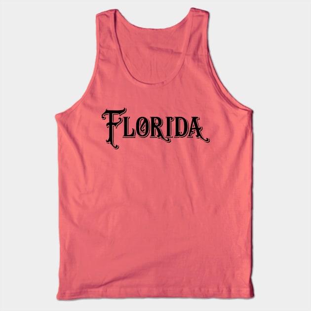 Florida State Vintage Type Tank Top by letnothingstopyou